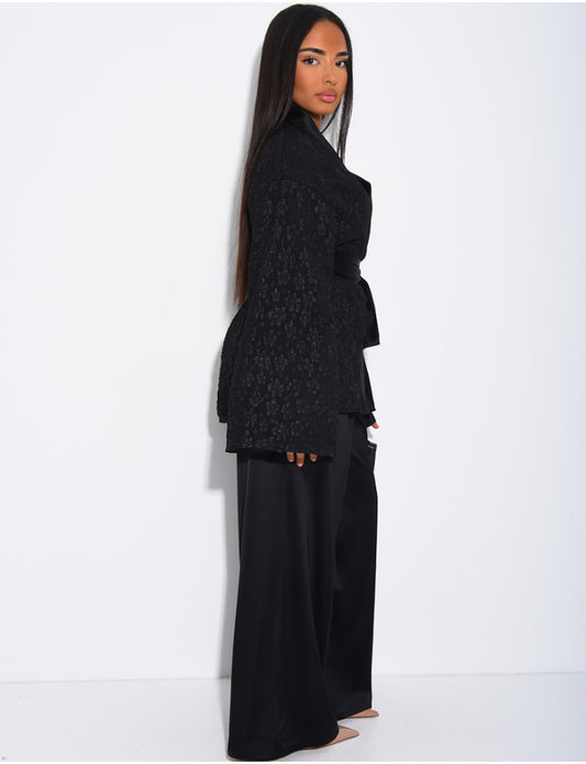 Hua kimono set black