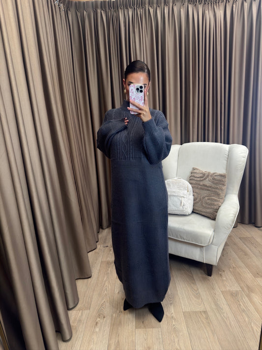 Ayla wool dress grey