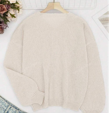 Rava cardigan crème