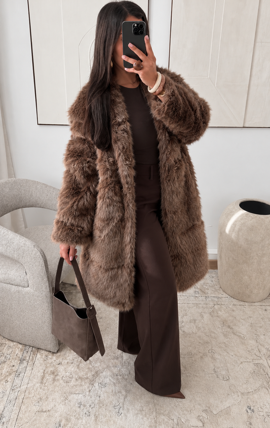 Fluf Brown Faux fur