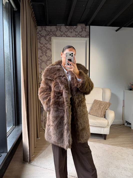 Fluf Brown Faux fur