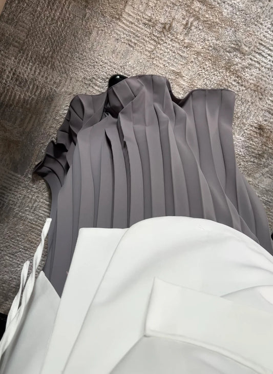 Asma skirt dark Grey