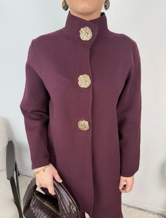 Yara coat bordeaux