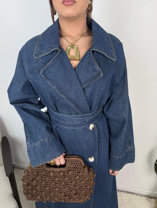 Ash jeans trenchcoat
