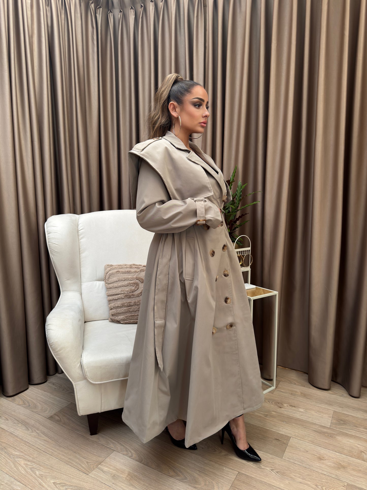 Lola trenchcoat long