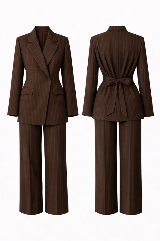 Suit set brown