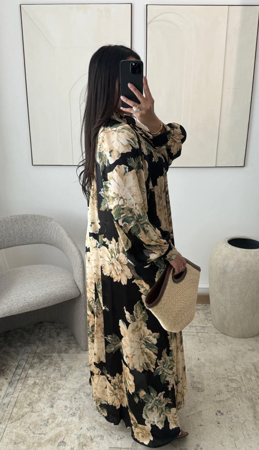 Nimaya Flower dress black