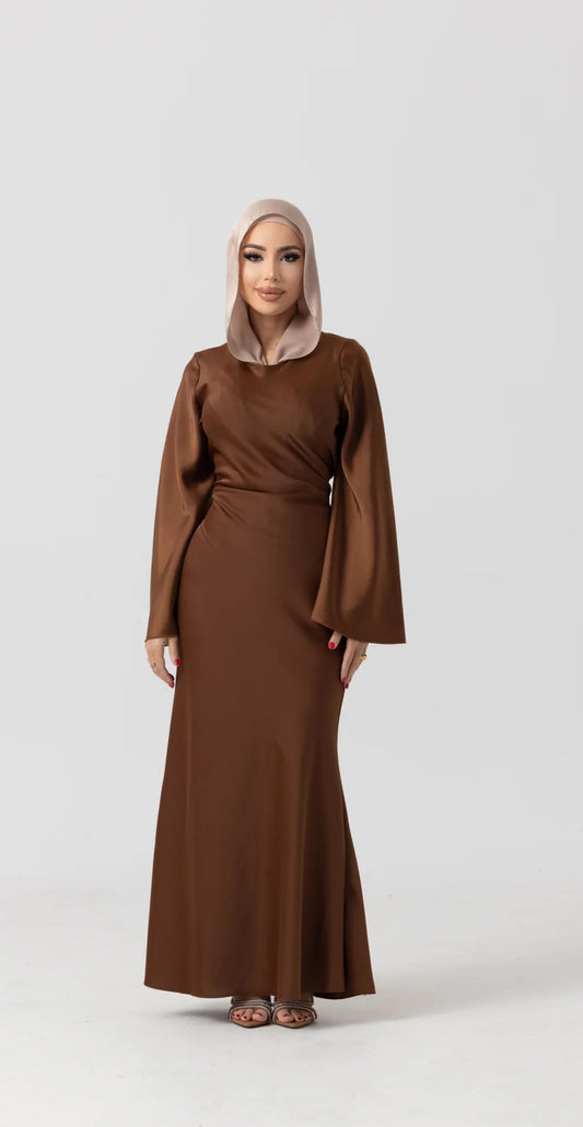 Sara dress brown