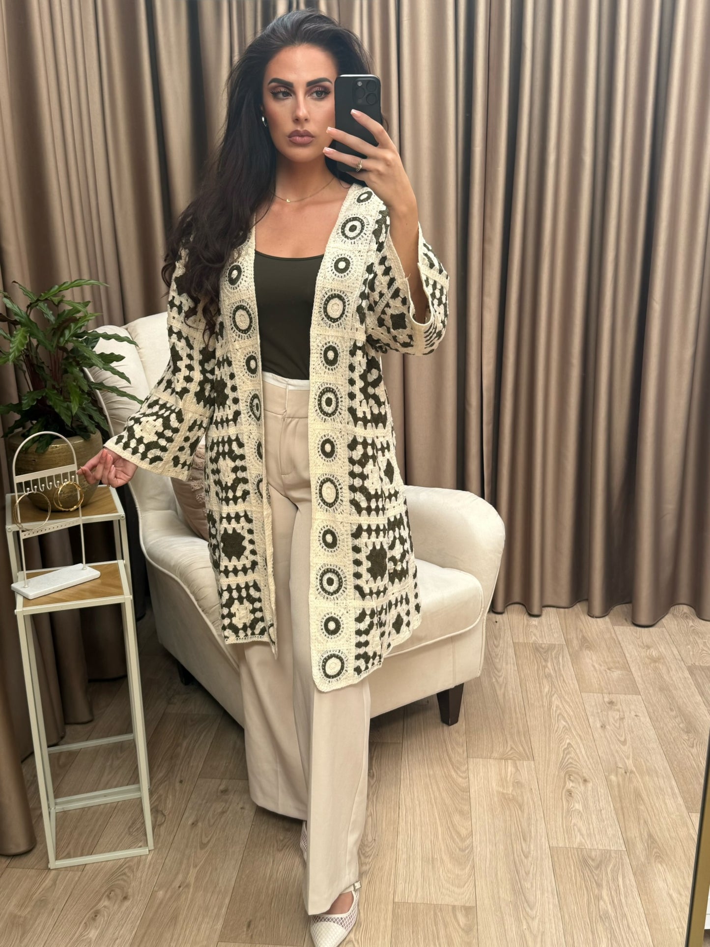 Milo vest kaki crème
