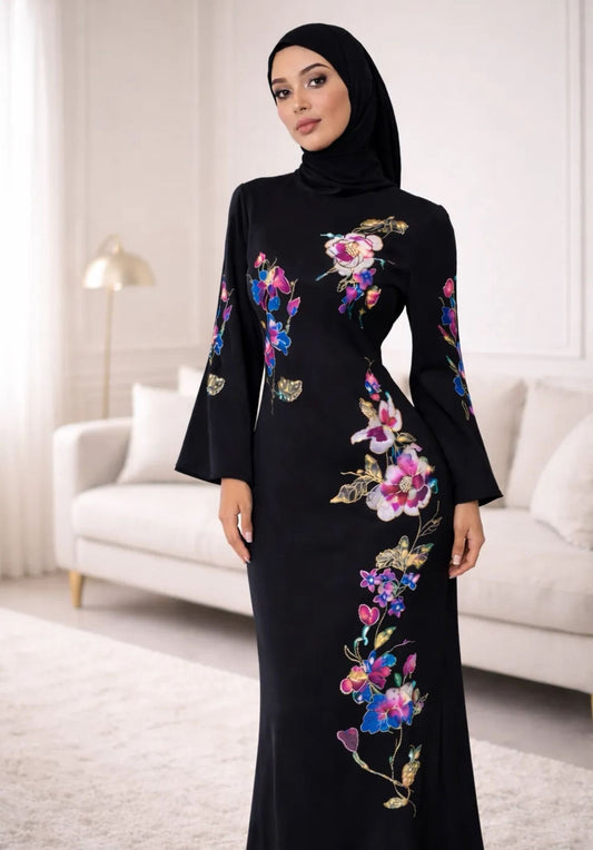 Sumak Flower Black
