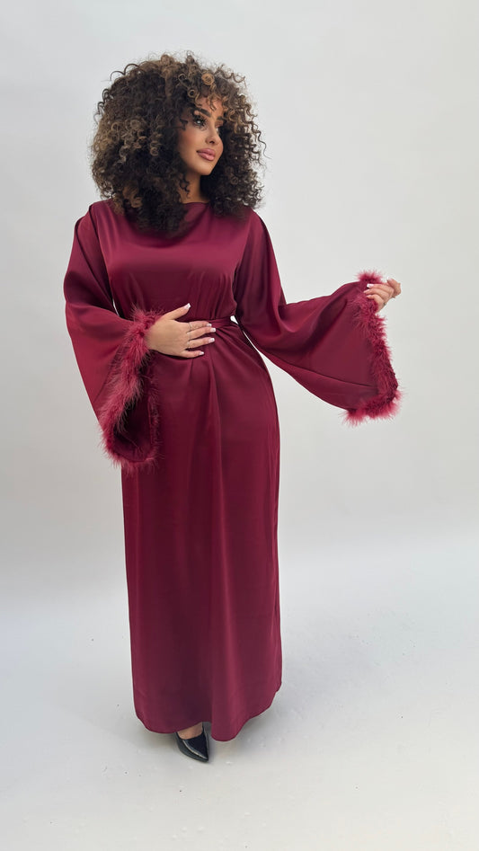 Rima dress bordeaux