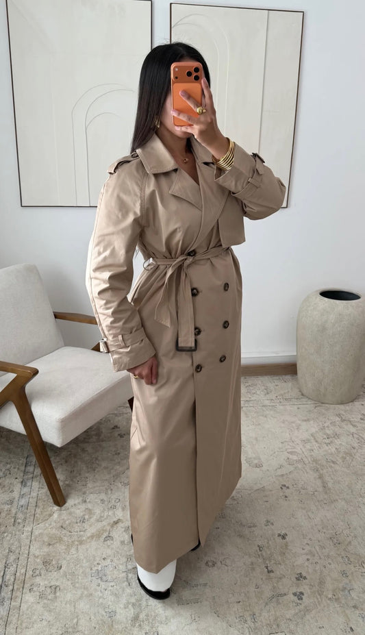 Aurelia trenchcoat taupe