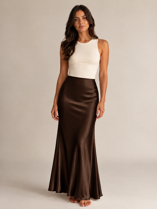 Alma skirt brown