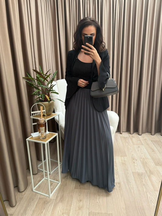 Asma skirt dark Grey