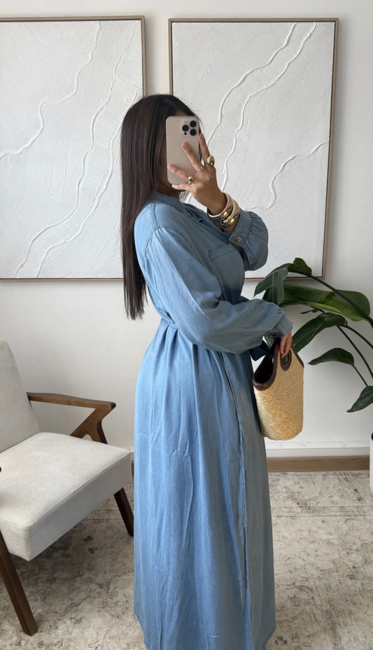Julia jeans dress - Light blue