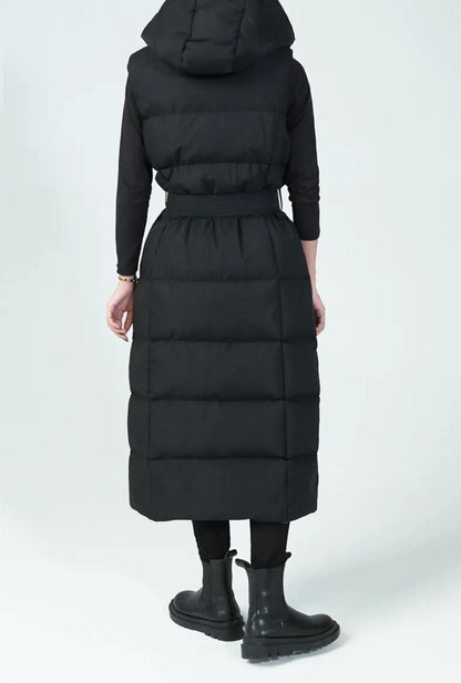 Ilanii long bodywarmer Black