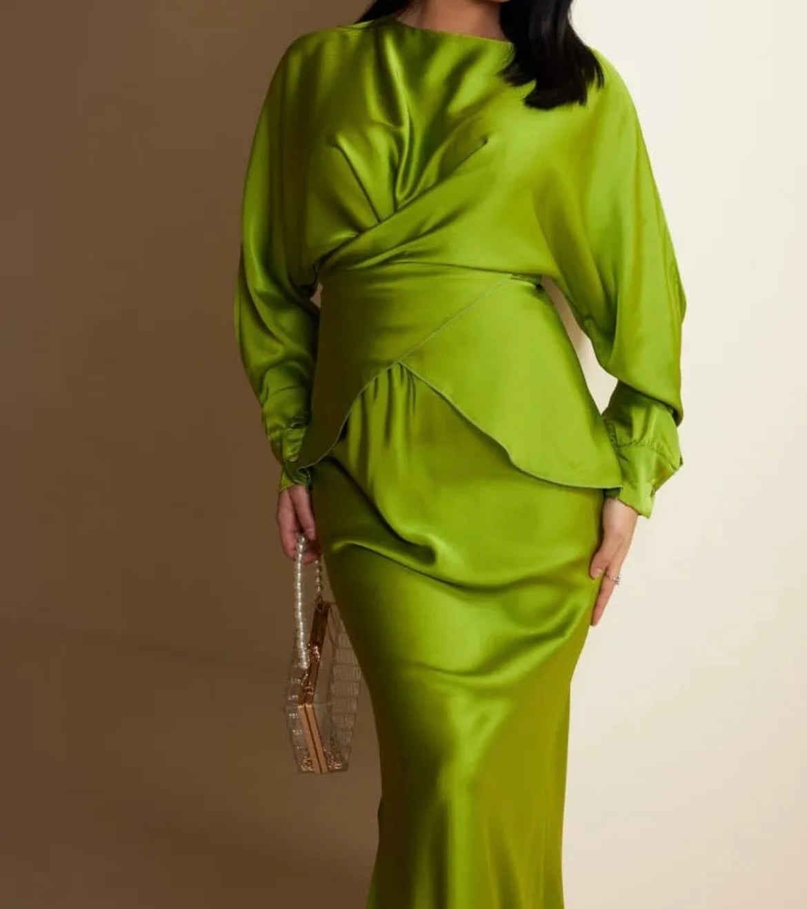 Marwa two-piece Apple-green