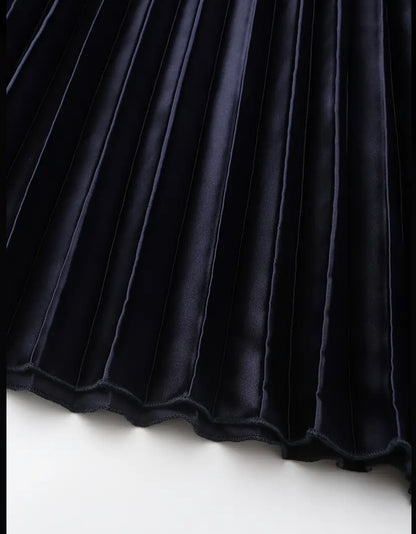 Asma skirt navy blue