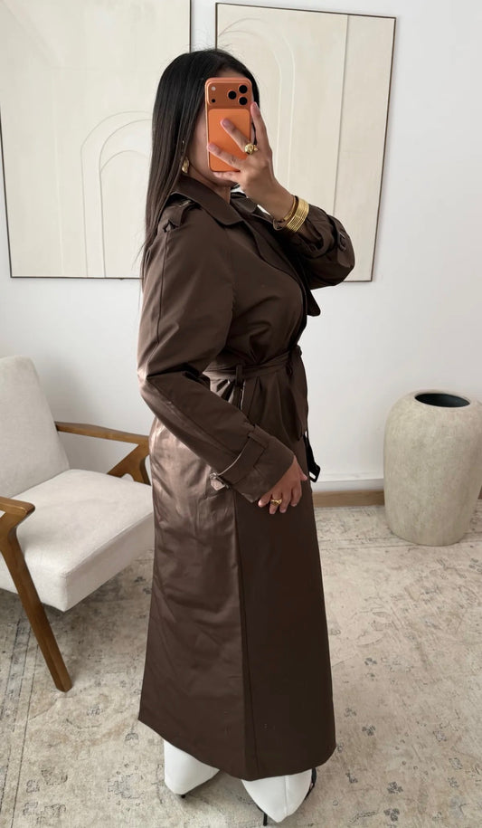 Aurelia trenchcoat Brown