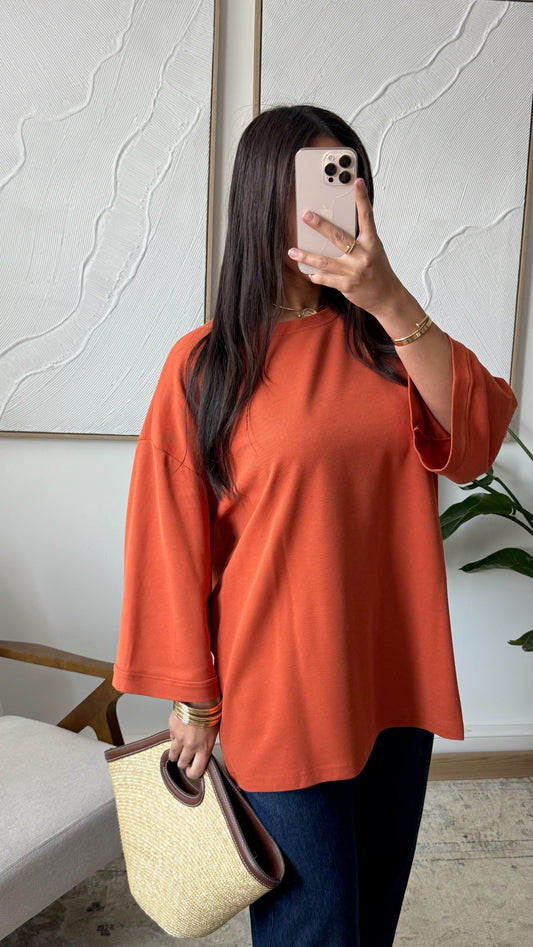 Lula top oranje