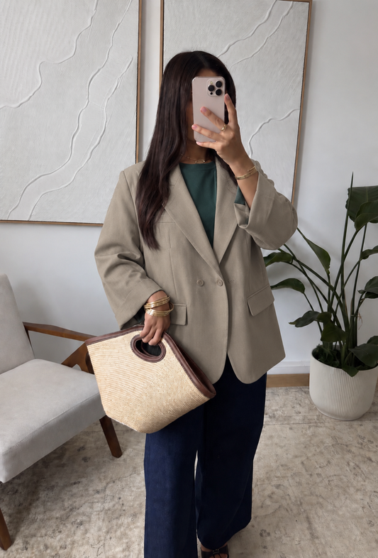 Coco blazer taupe