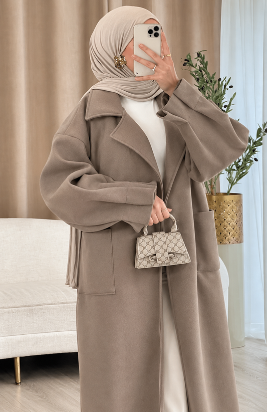 Lilly coat taupe