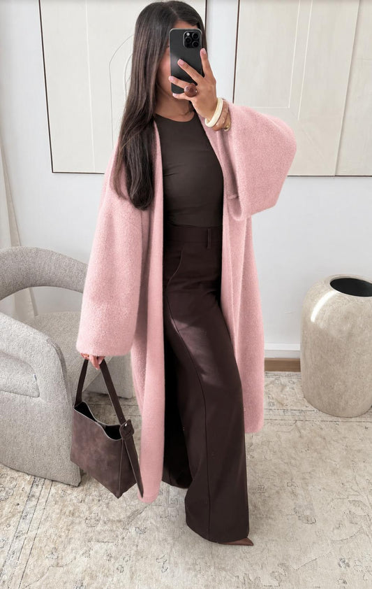 Merve coat pink