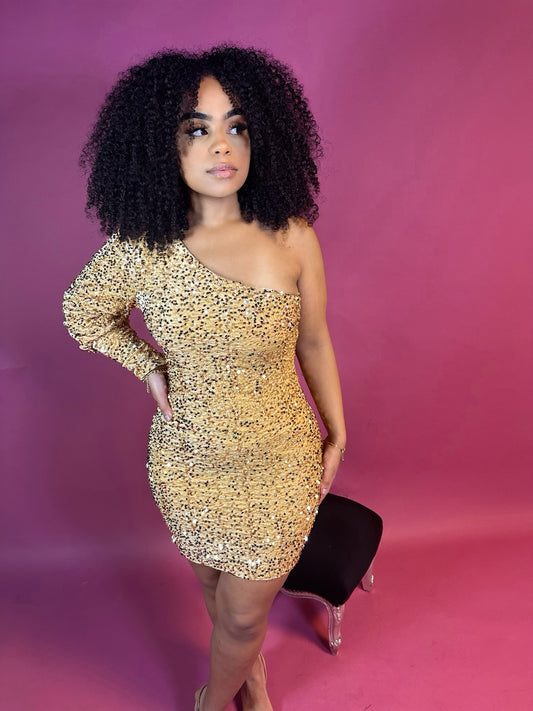 Rav gold dress