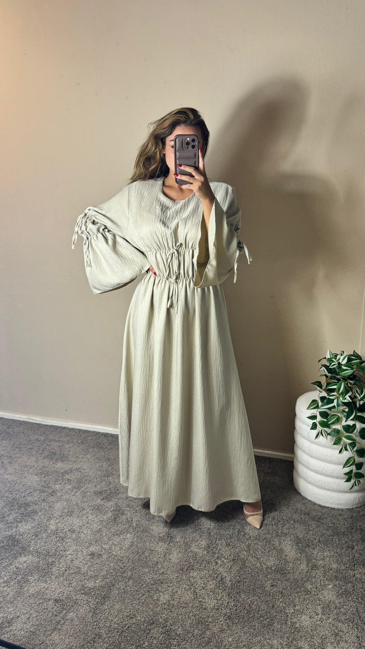 Louve dress beige