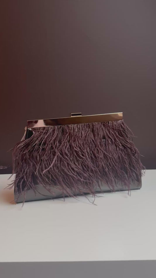 Kylie clutch brown