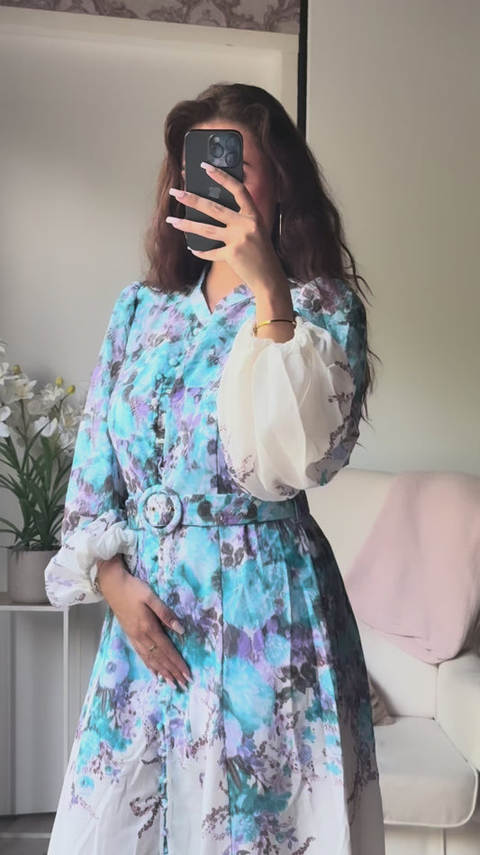 Maybelle dress blue